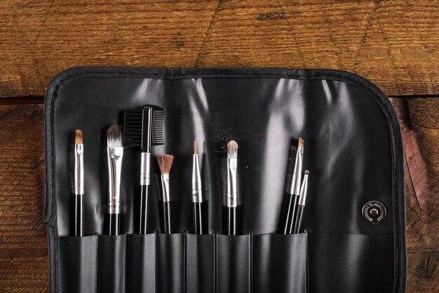 Pincéis de maquiagem profissionais conjunto