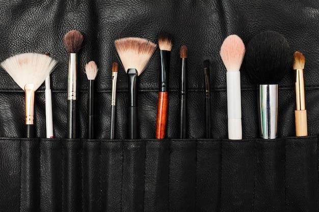 Pincéis de maquiagem profissionais conjunto