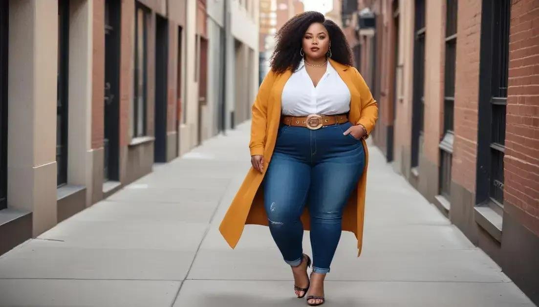 Dicas de estilo para usar calças jeans plus size