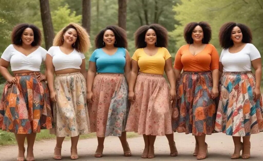 Saias plus size incríveis: descubra os melhores estilos agora