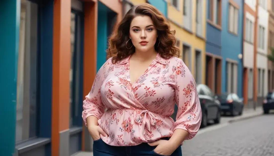 Blusas plus size: descubra as melhores tendências de moda