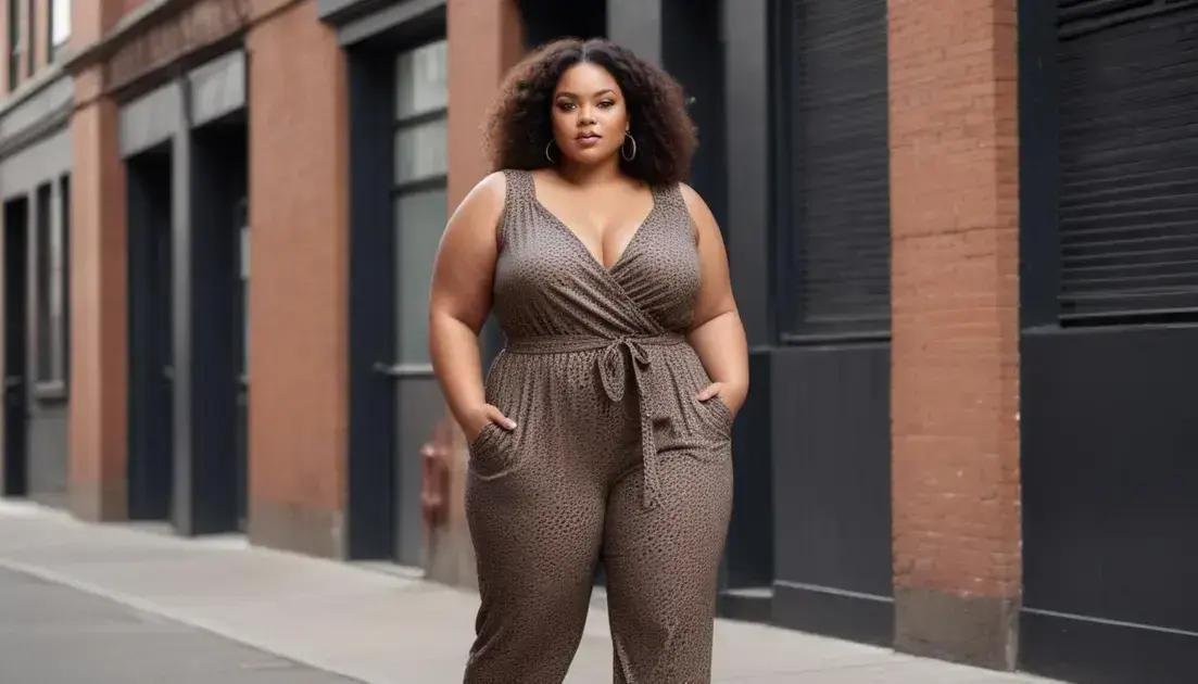 Macacões plus size: descubra estilo, conforto e onde comprar