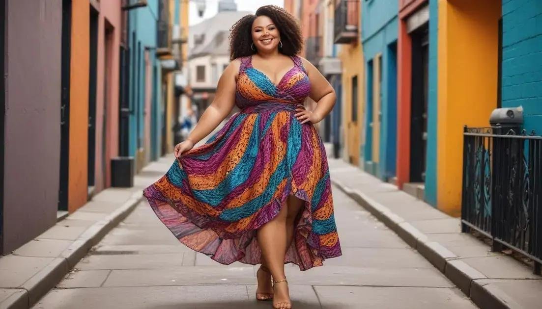 Vestidos plus size encantadores: guia para se sentir incrível