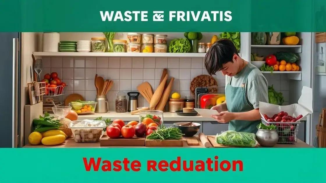 Dicas práticas para reduzir desperdícios