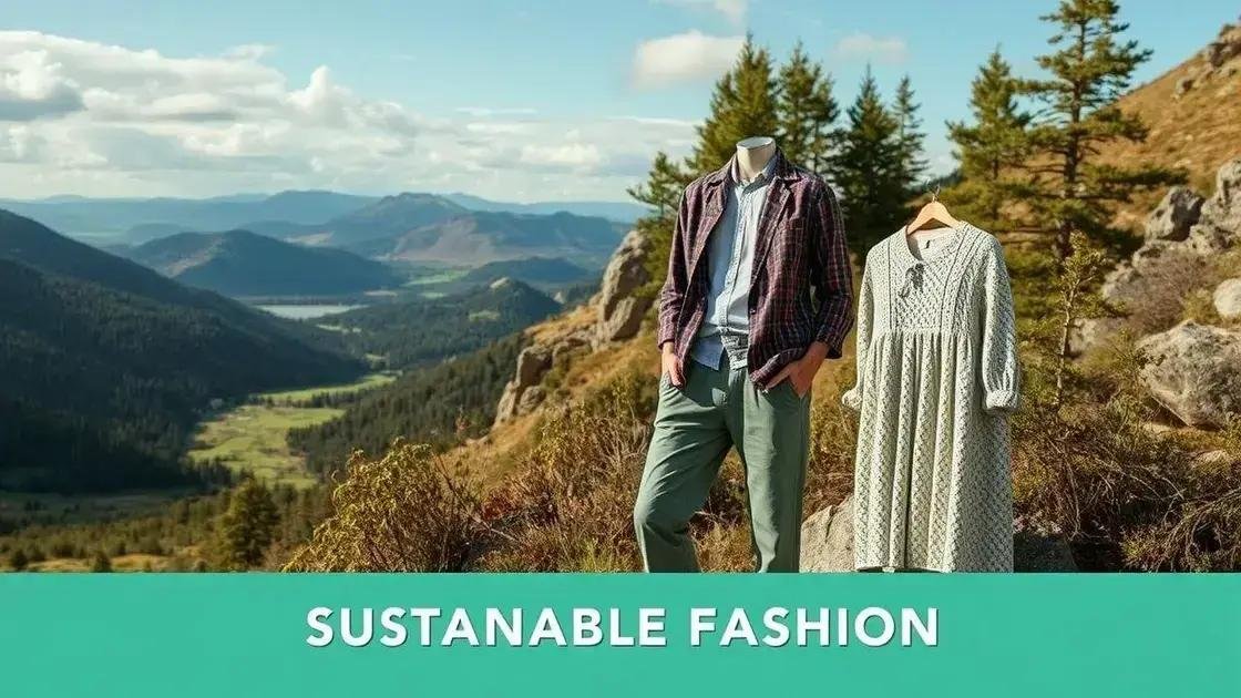 Benefícios da moda sustentável para o meio ambiente