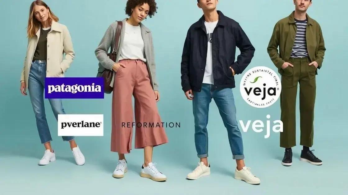 Marcas que estão liderando a moda sustentável
