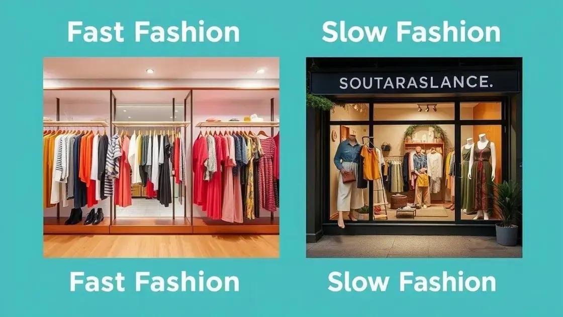 Moda fast fashion x slow fashion: qual é a melhor escolha para você?