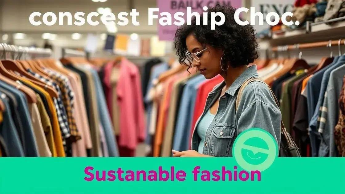Como fazer escolhas conscientes de moda