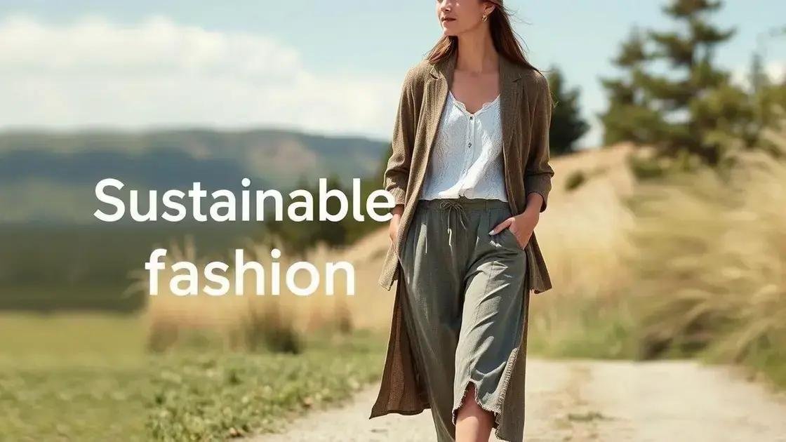Moda consciente: como adotar práticas sustentáveis e estilosas