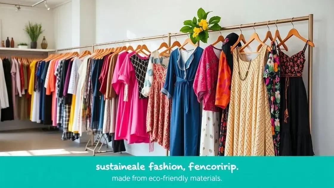 Benefícios da moda sustentável Benefícios da moda sustentável