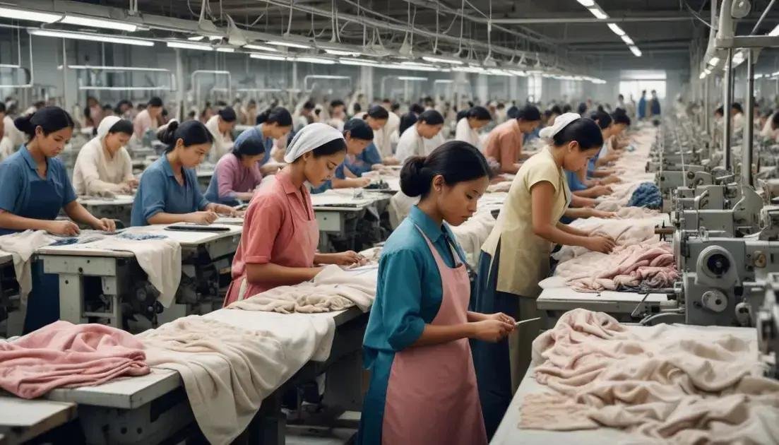 Impactos sociais da produção moda Impactos sociais da produção moda