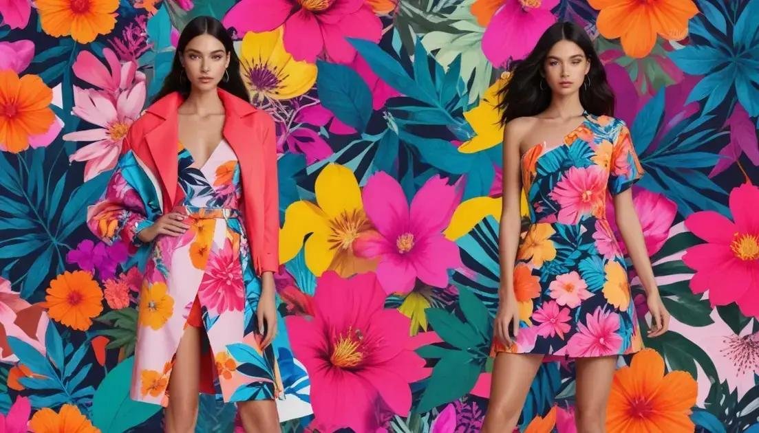 Tendências em estampas e cores para 2025