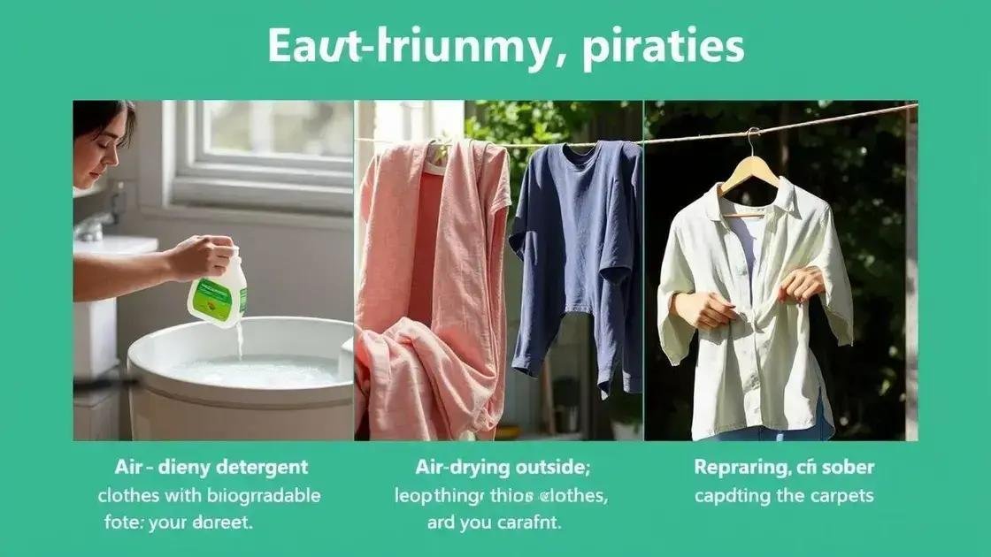 Como cuidar de roupas de forma ecológica Como cuidar de roupas de forma ecológica