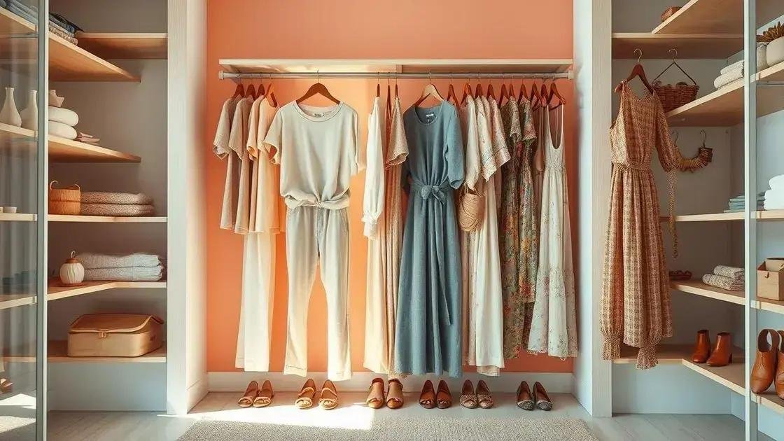 Principais peças para um guarda-roupa sustentável