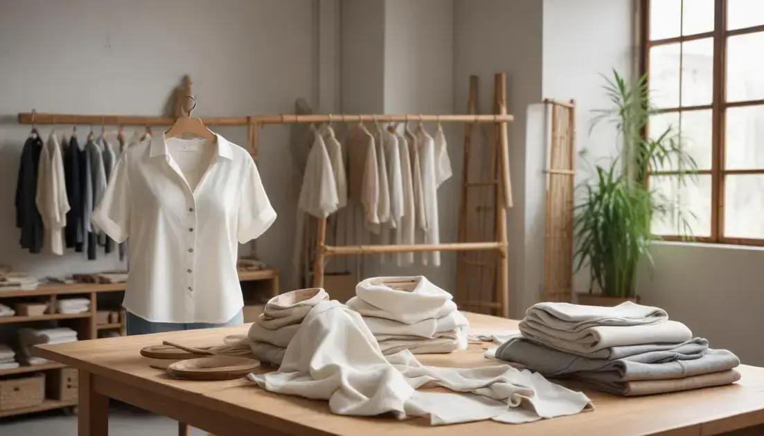 Materiais sustentáveis em blusas desse ano