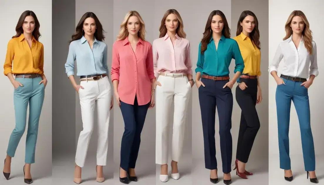 Como combinar blusas com diferentes looks