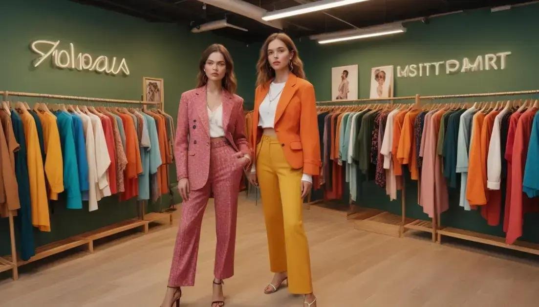 Tendências atuais no mercado de moda feminina