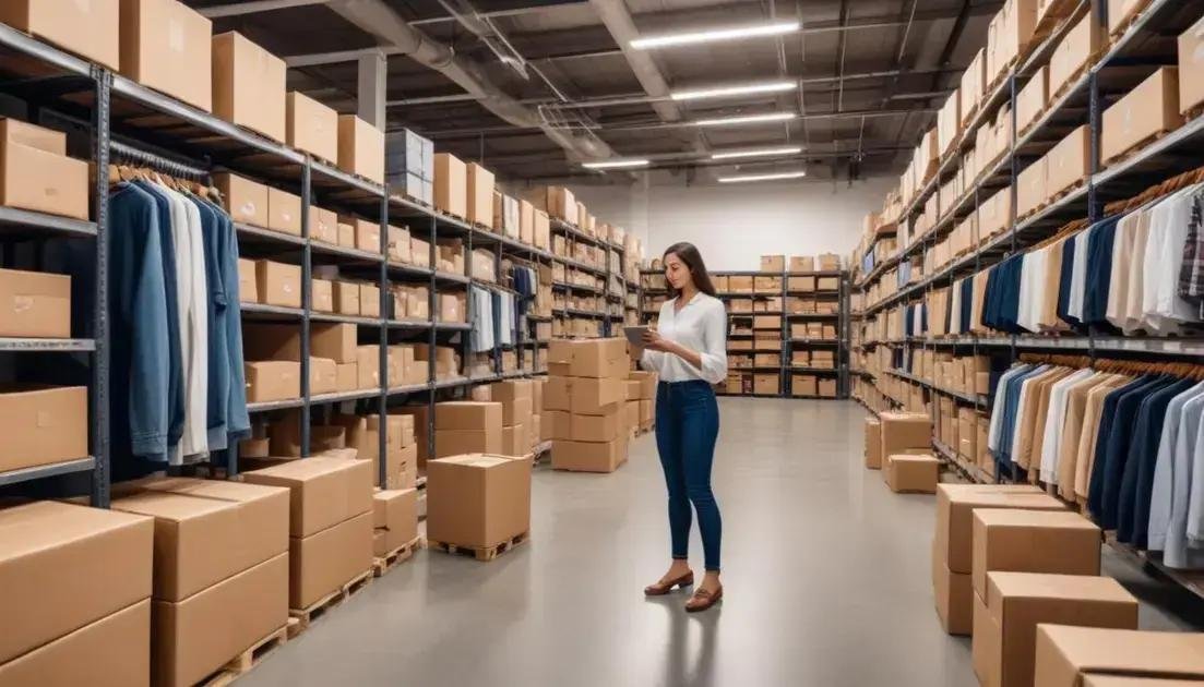 Gerenciamento de estoque e logística para e-commerce de roupas