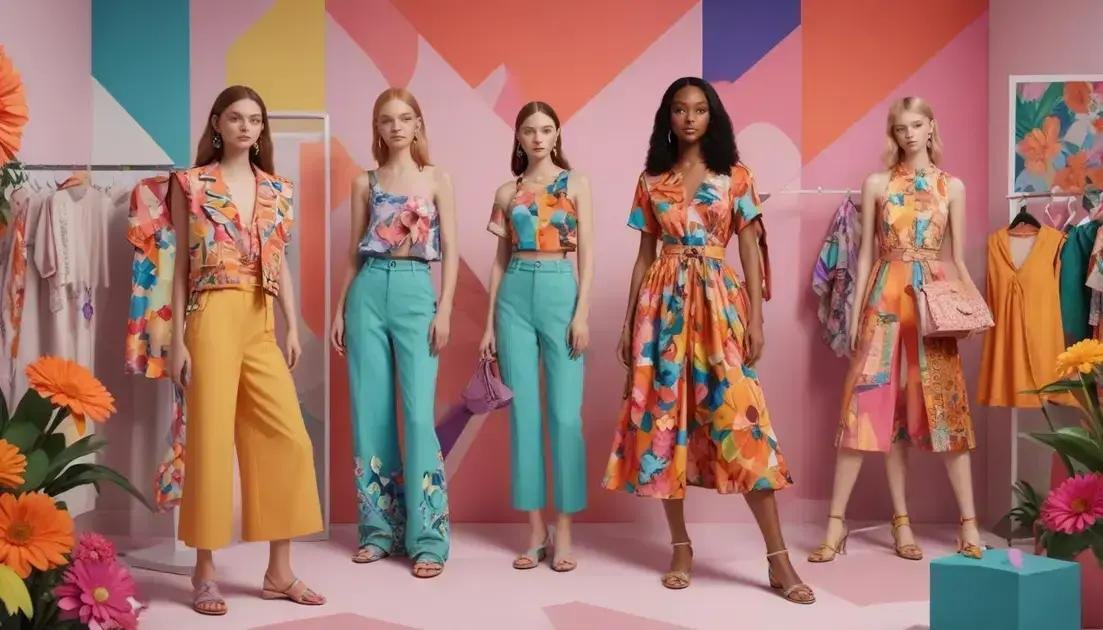 Tendências de cores e estampas para 2023