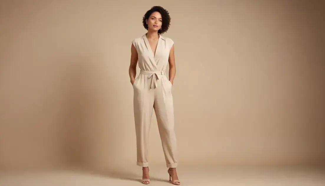 Estilos de macacão elegante para diferentes ocasiões