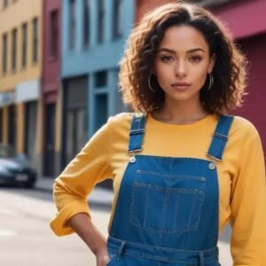 Jardineira jeans feminina: a peça chave para seu estilo moderno e confortável