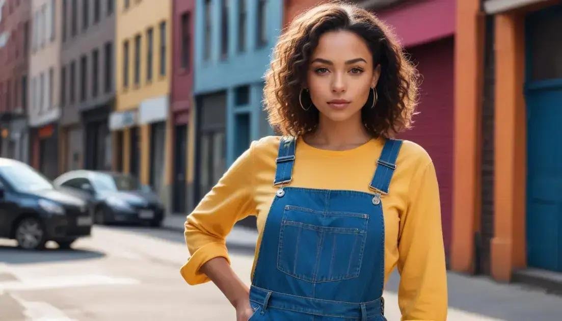 Jardineira jeans feminina: a peça chave para seu estilo moderno e confortável