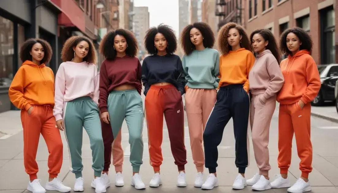 Conjuntos femininos de moletom: conforto e estilo em todas as estações