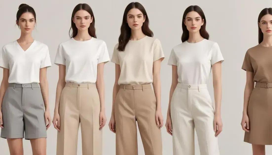Dicas de marcas que apostam no minimalismo feminino