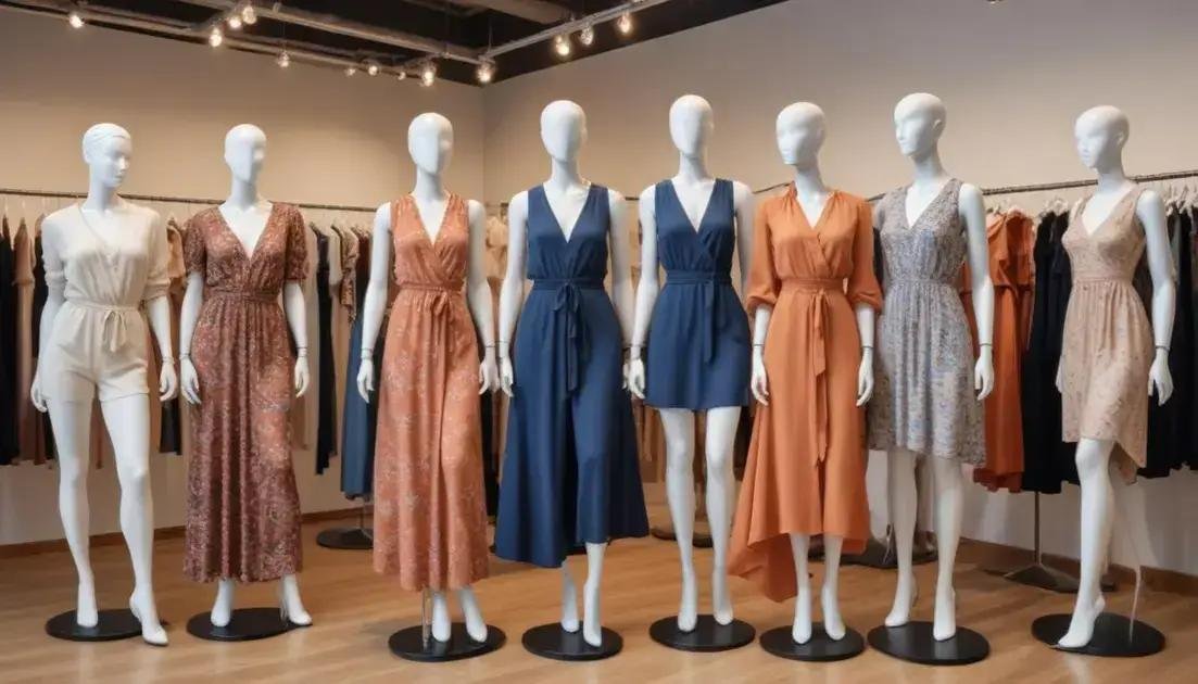 Estilos populares entre as marcas de moda feminina