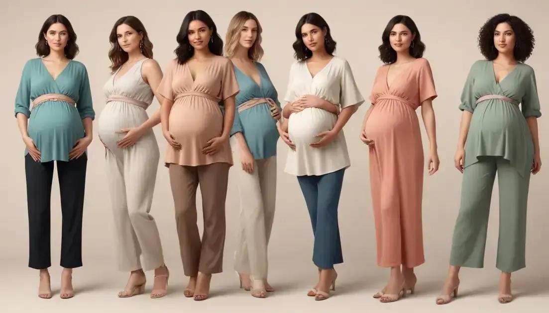 Tendências de moda gestante para o dia a dia