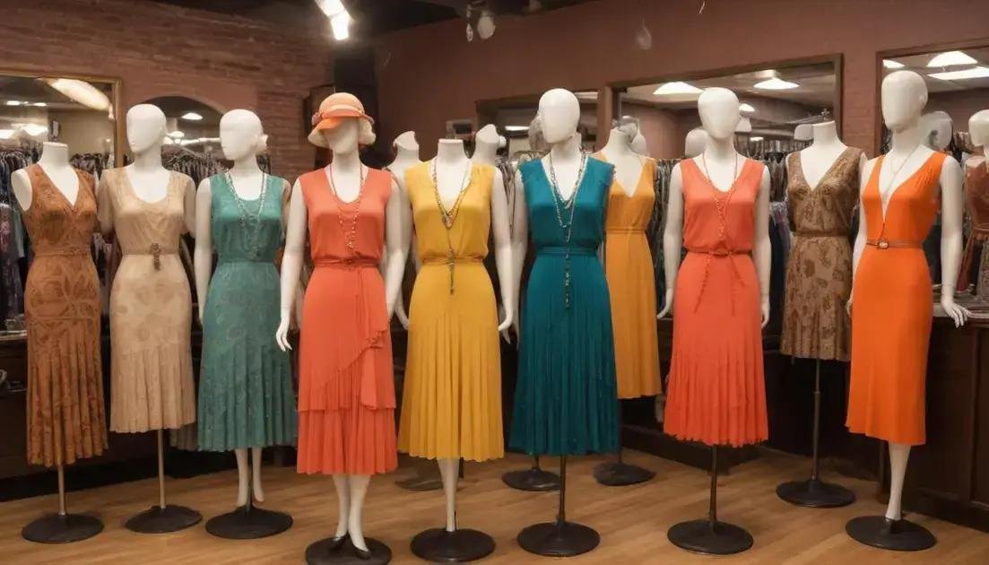 Principais estilos de roupas vintage para mulheres