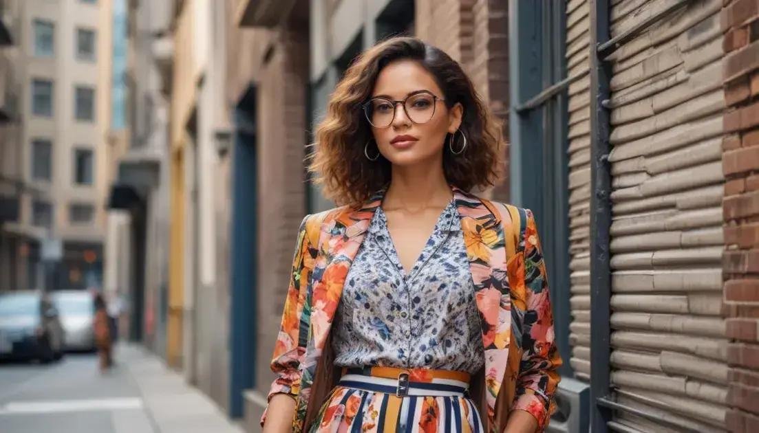 Como combinar estampas com diferentes estilos