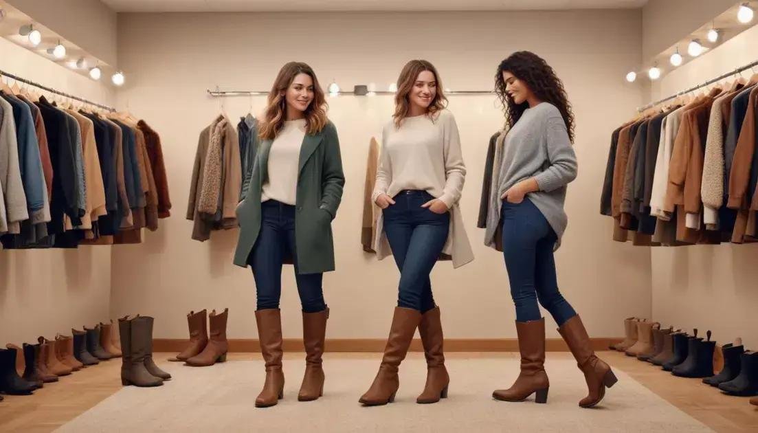 Como escolher a bota feminina perfeita para seu corpo