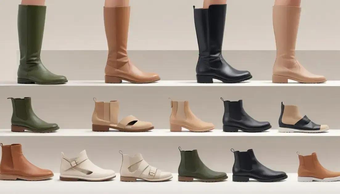 Estilos que dominarão o mercado de calçados