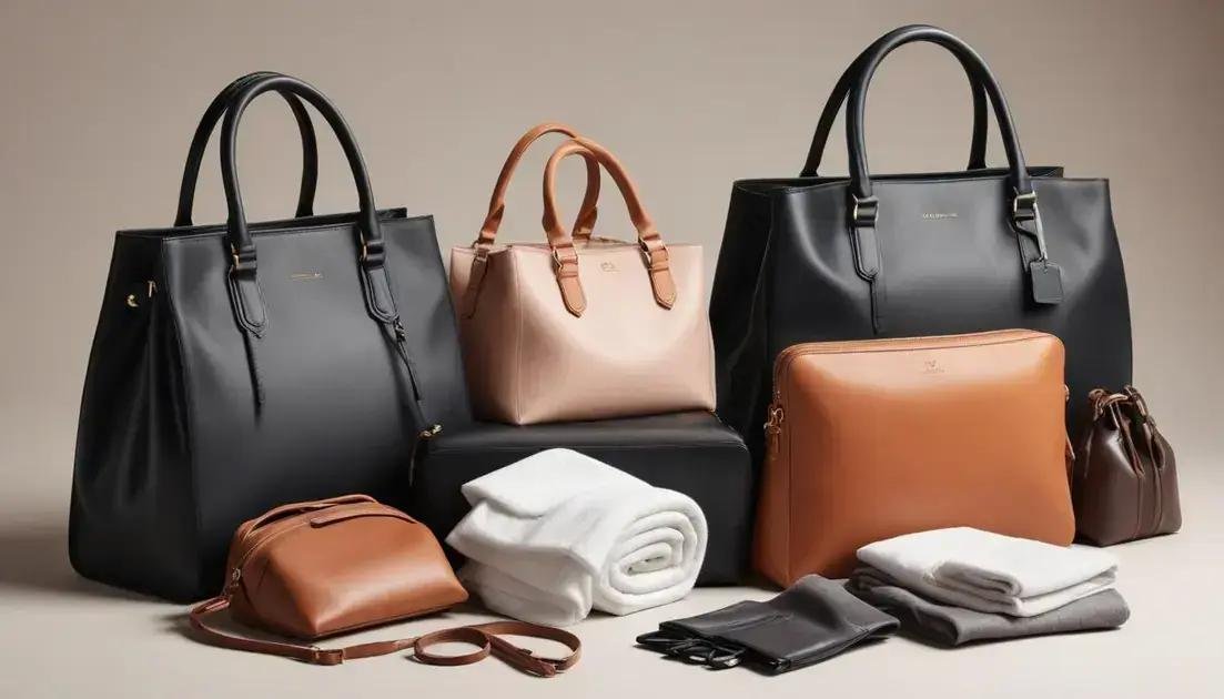 Dicas de cuidados e conservação das bolsas