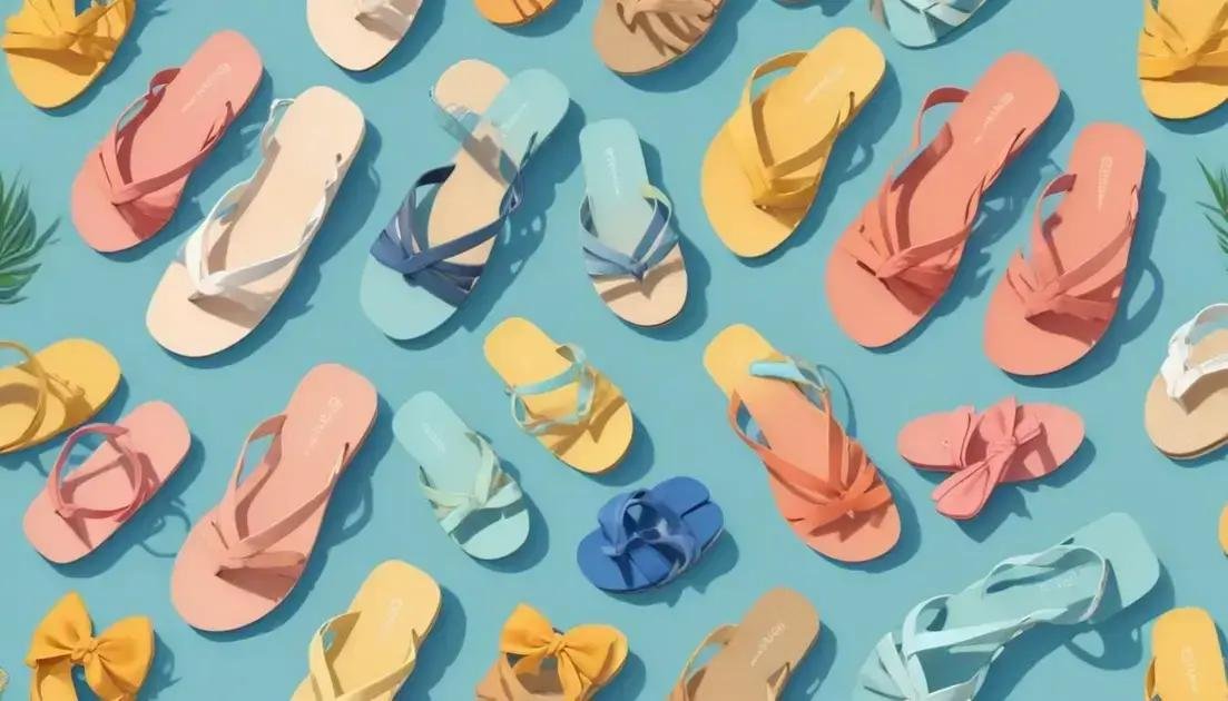 Sandálias rasteiras confortáveis: descubra o que faz delas essenciais