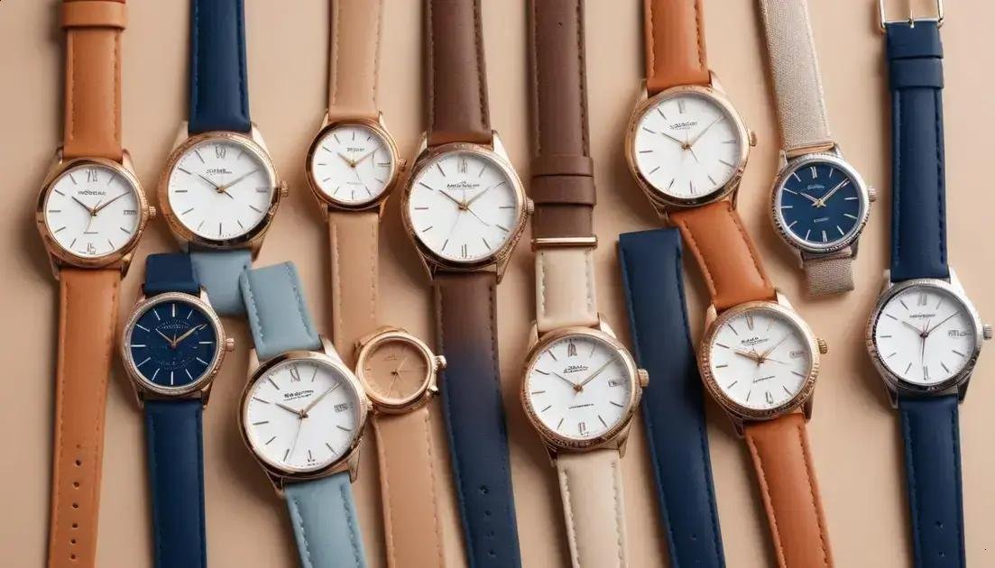 Estilos de relógios femininos: da sofisticação ao casual