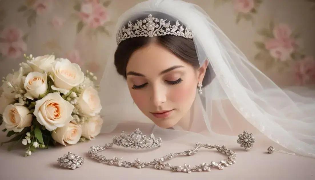 Os tipos mais populares de acessórios para noivas