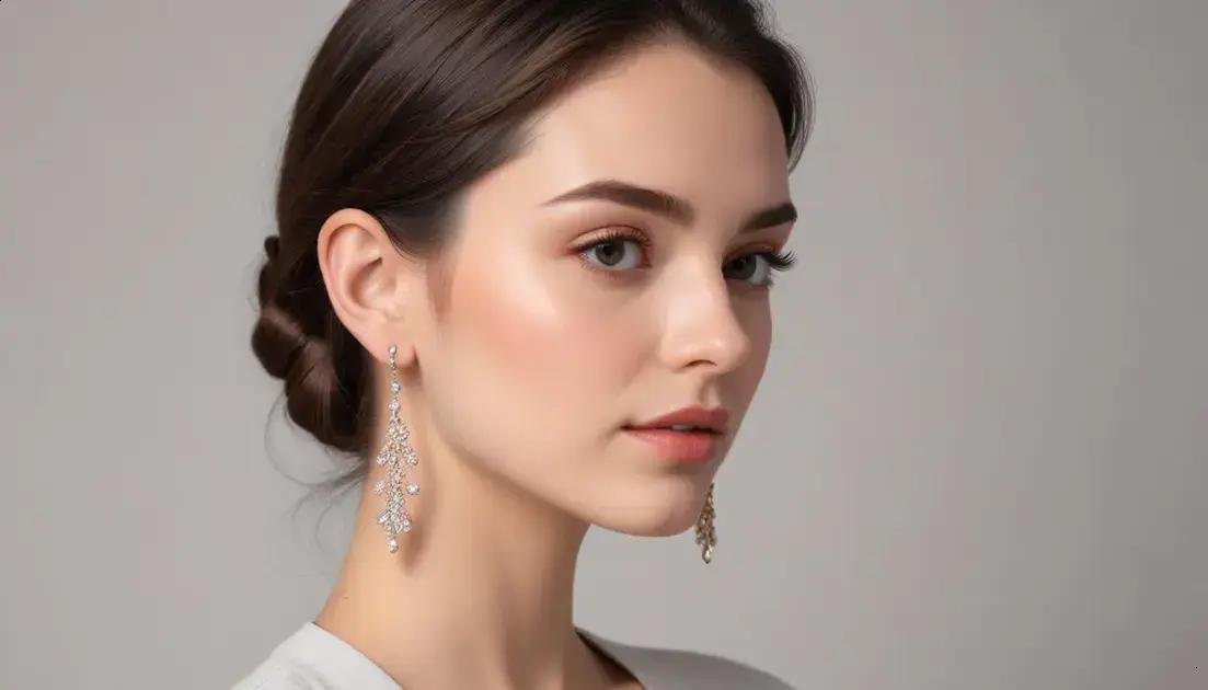 Como usar brincos pequenos para diversas ocasiões