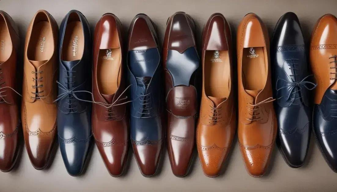 Estilos diferentes de sapatos sociais Estilos diferentes de sapatos sociais