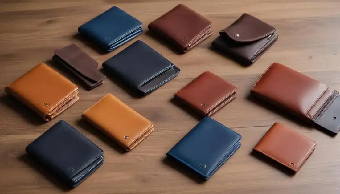 Vantagens das carteiras de couro masculinas