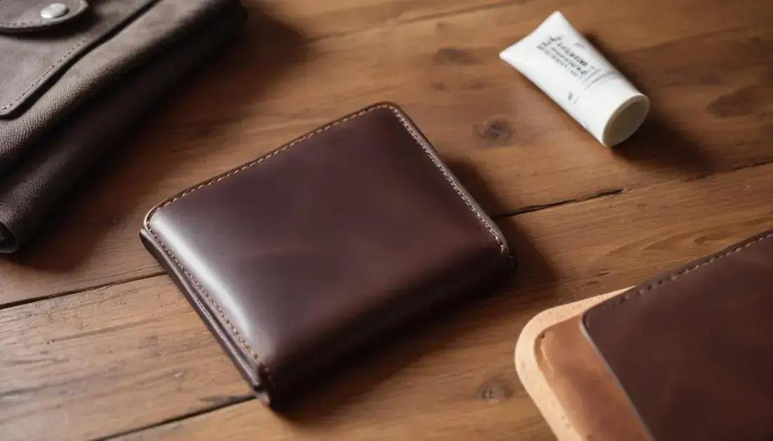 Como cuidar da sua carteira de couro masculina
