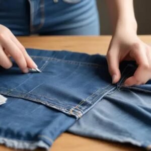 tutorial de como customizar calças jeans: transforme seu jeans em peça única